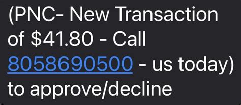 Pnc notification text - These messages are fraudulent furthermore doesn free PNC banking. Example #1: Sender: PNC-MSG Text: ([PNC]You have one transaction with pending …